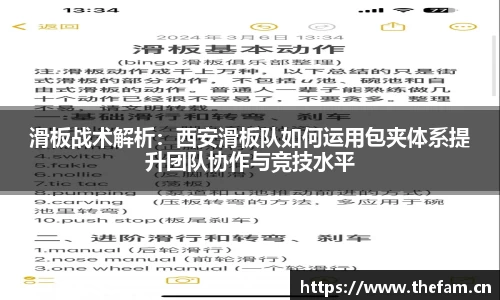 滑板战术解析：西安滑板队如何运用包夹体系提升团队协作与竞技水平