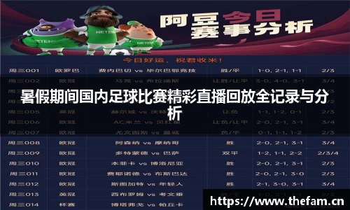 暑假期间国内足球比赛精彩直播回放全记录与分析
