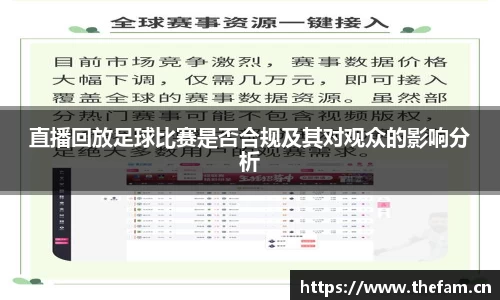 直播回放足球比赛是否合规及其对观众的影响分析