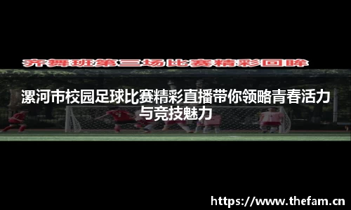 漯河市校园足球比赛精彩直播带你领略青春活力与竞技魅力